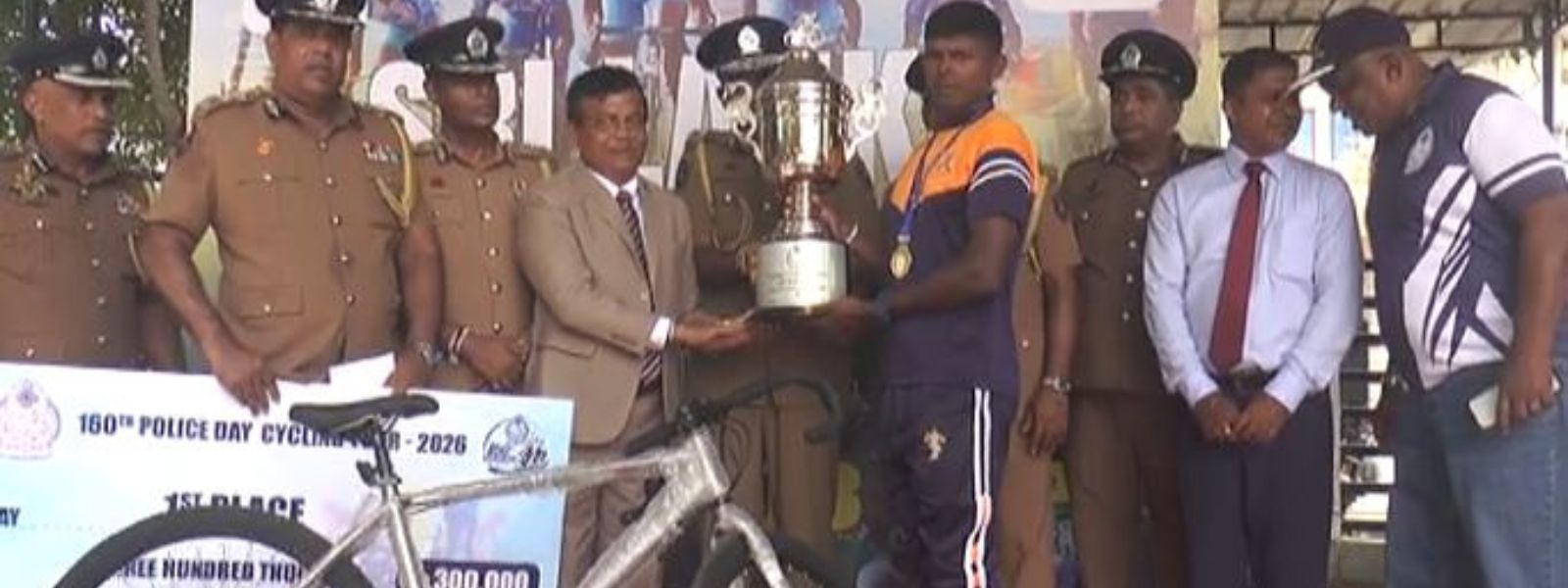 Pathum Sampath Seals Win in Police Cycling Tour